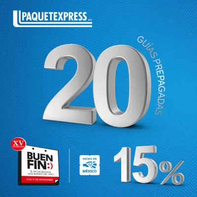 Paquete de 20 Guías Nacionales hasta 5kg